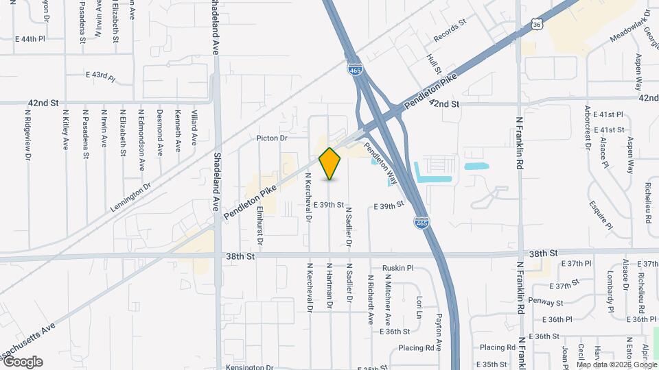 3935 N Hartman Dr Map and Location Details