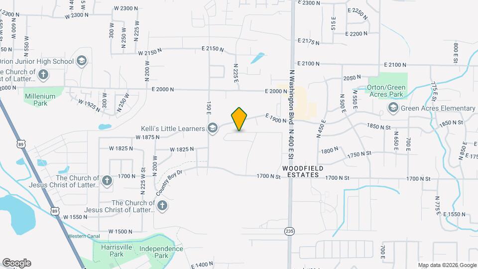 247 E 1850 N Map and Location Details