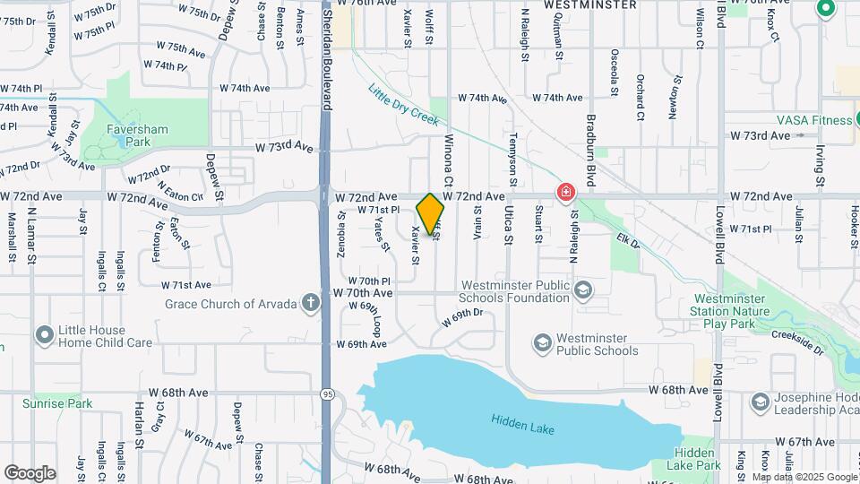 7101 Wolff St Map and Location Details