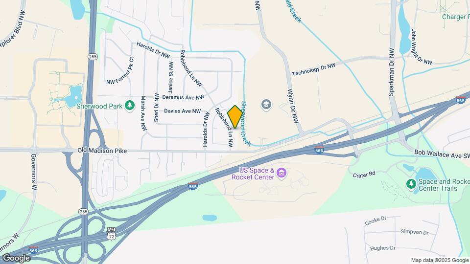 6222 Robinhood Ln NW Map and Location Details