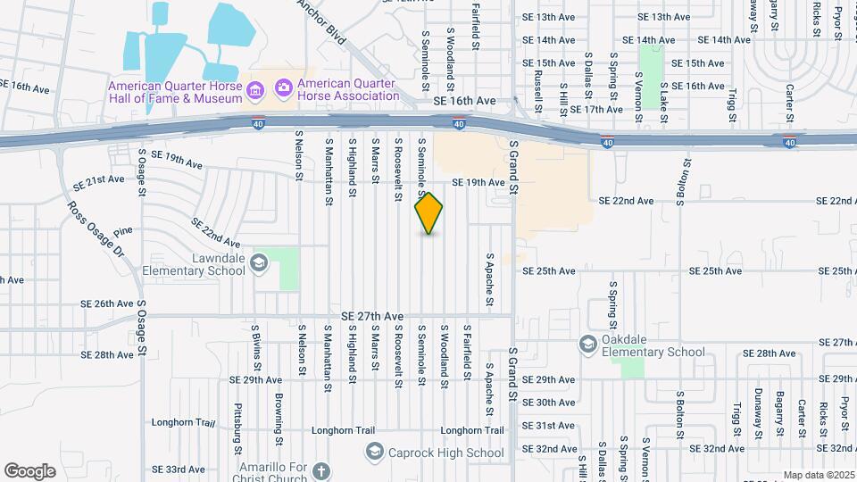 1933 S Seminole St Map and Location Details
