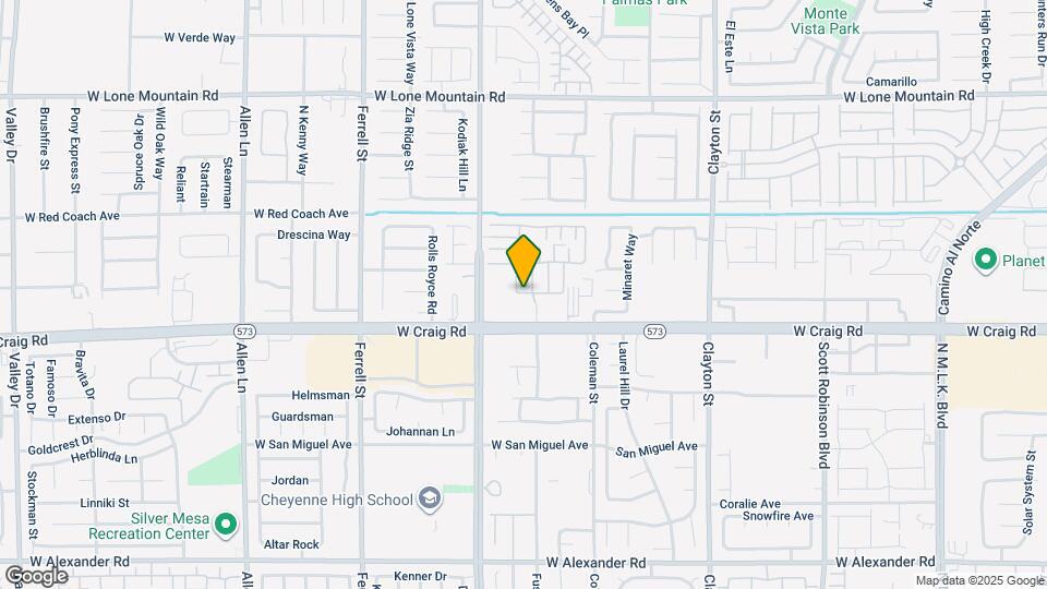 2715 Amazing Meadows Ave Map and Location Details