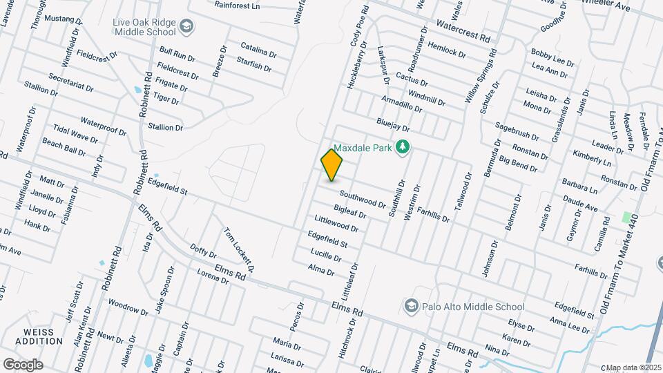 2801 Southwood Dr Map and Location Details
