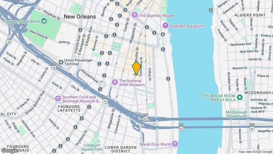 840 Tchoupitoulas St Map and Location Details