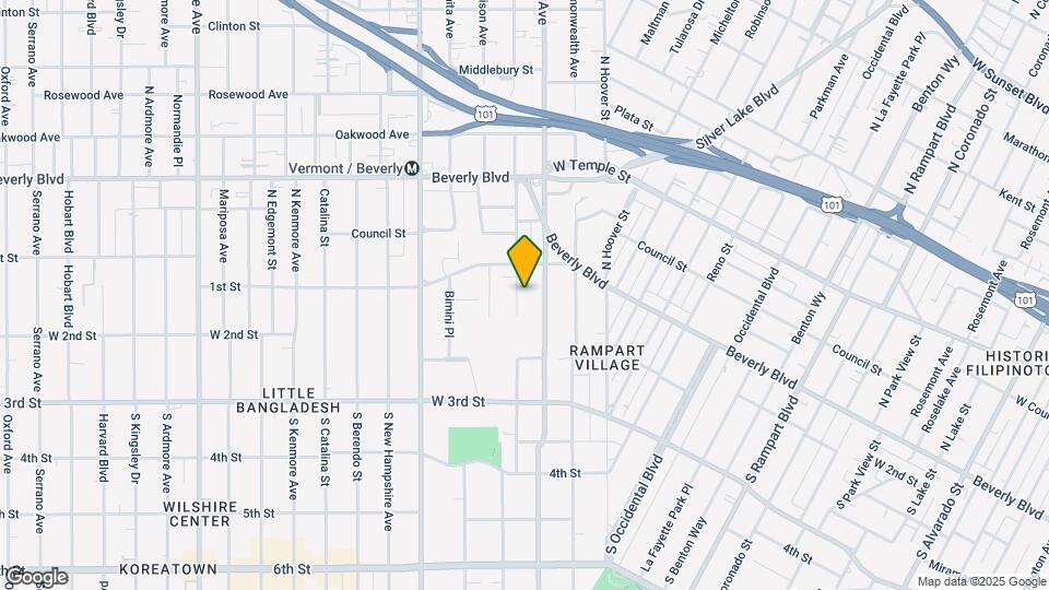 128 S Westmoreland Ave Map and Location Details