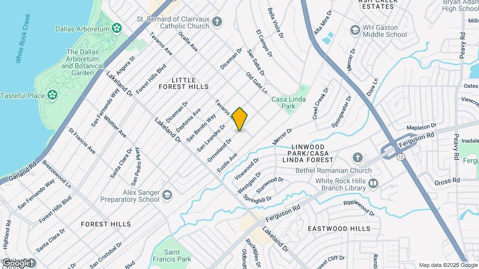 8810 Groveland Dr Map and Location Details