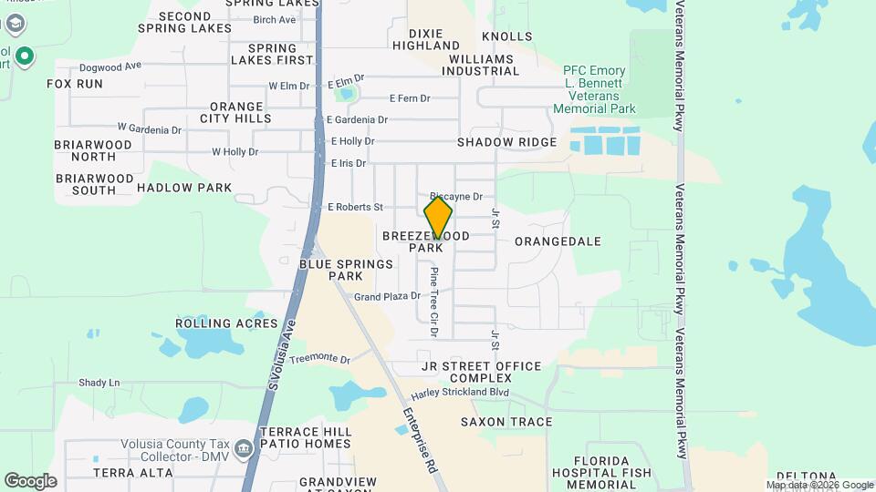 640 Poinsettia Dr Map and Location Details