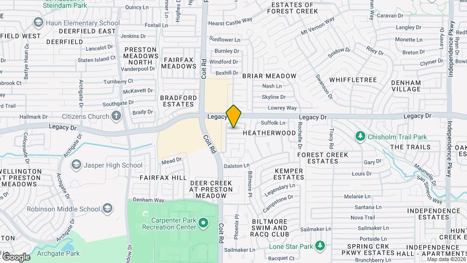 3917 Overlake Dr Map and Location Details