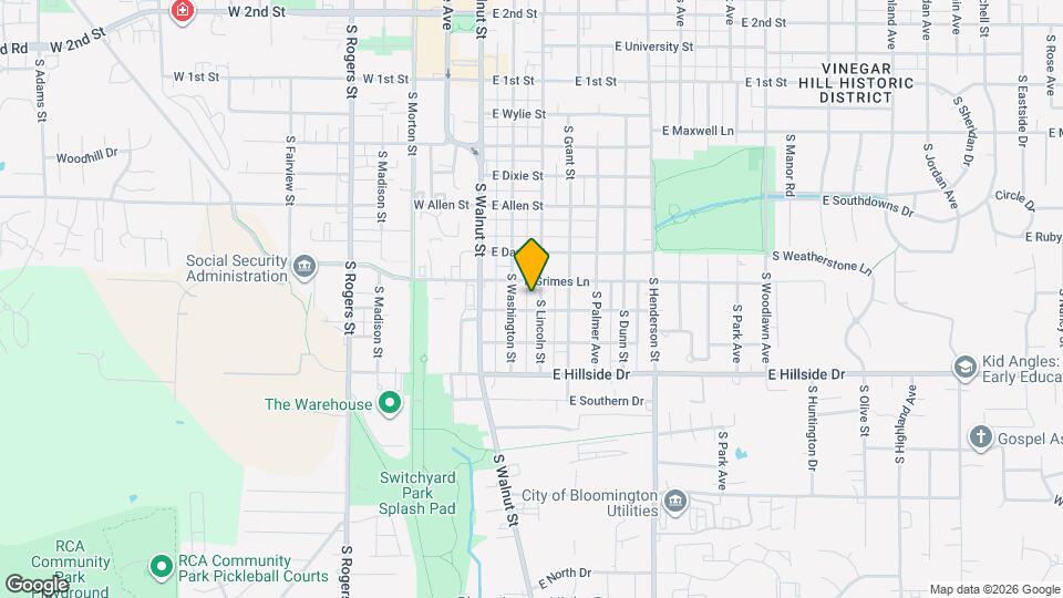 1210 S Lincoln St Map and Location Details