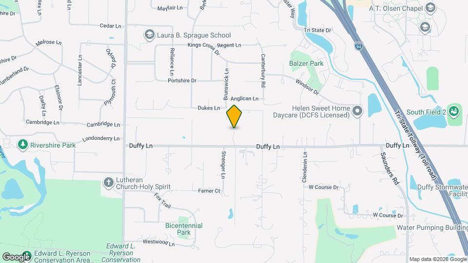 2870 Duffy Ln Map and Location Details