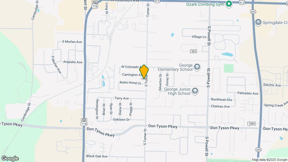 3004 S Turner St Map and Location Details