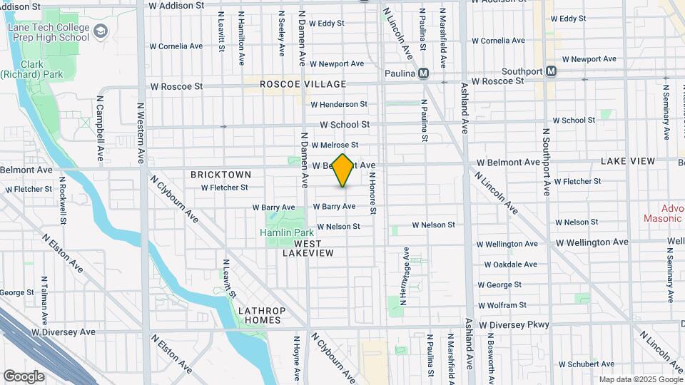 1901 W Fletcher St Map and Location Details