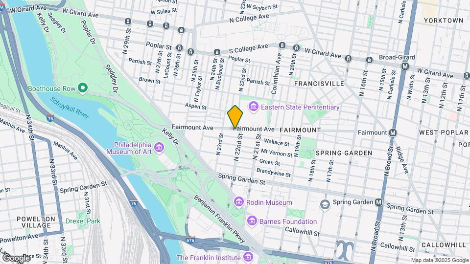 2212 Fairmount Ave, Unit 1 Map and Location Details