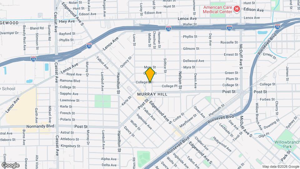 4006 College St Map and Location Details