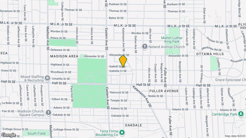 910 Oakhill St SE Map and Location Details