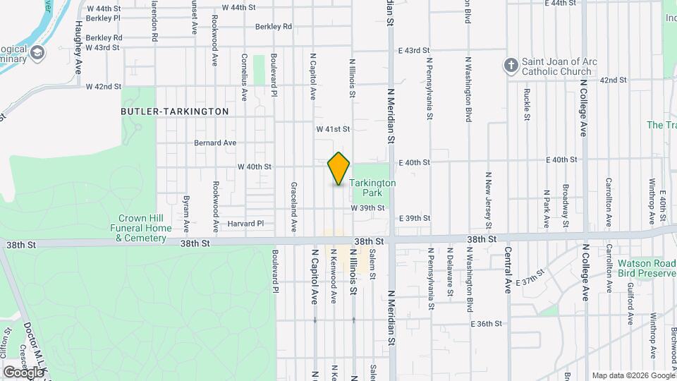 3929 N Kenwood Ave Map and Location Details