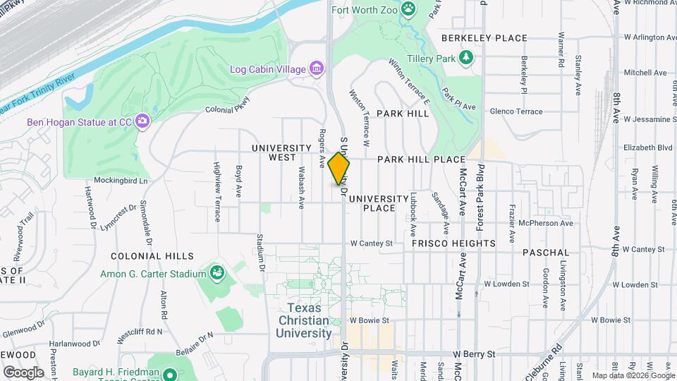 2552 S University Dr Map and Location Details