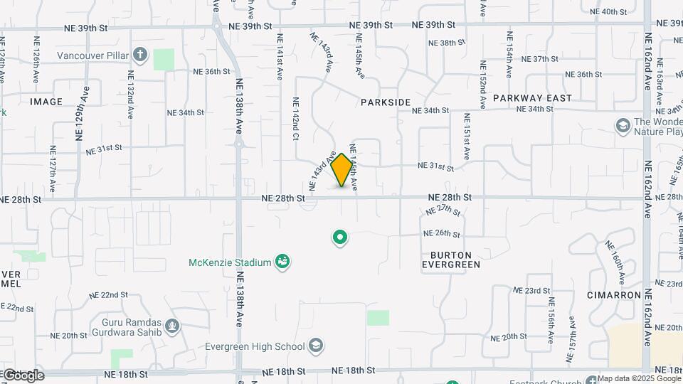 14321 NE 30th St Map and Location Details