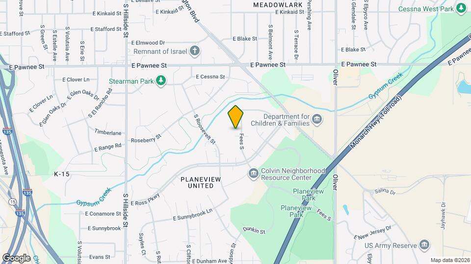 2633 Fees S Map and Location Details