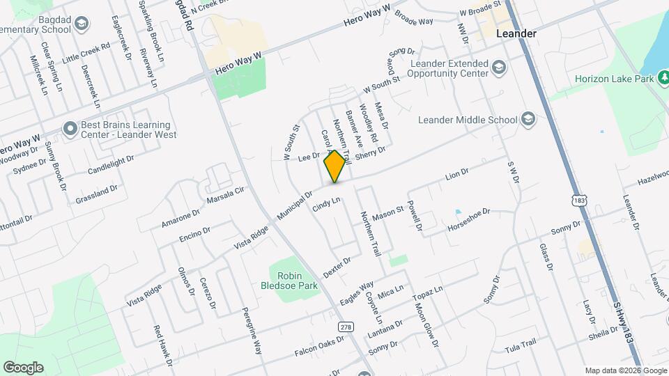 806 Municipal Dr Map and Location Details