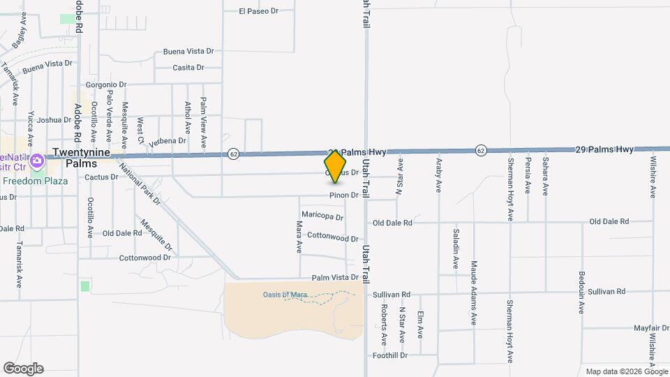 74404 Pinon Dr Map and Location Details