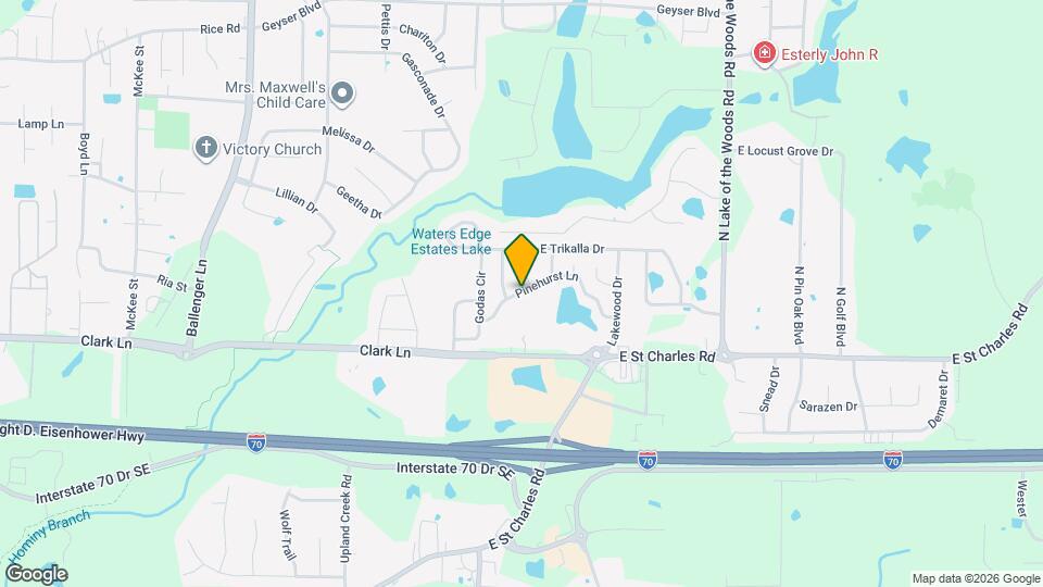 5569 Pinehurst Ln Map and Location Details