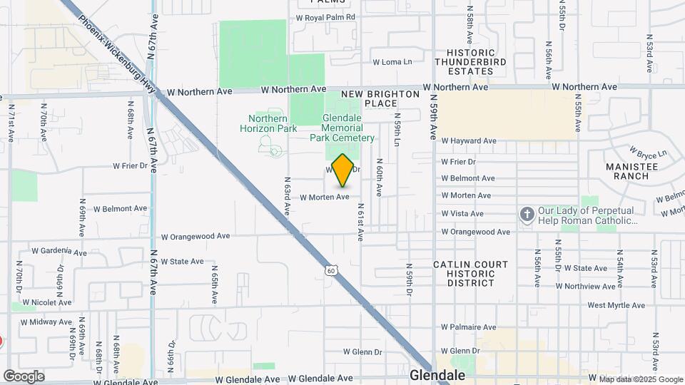 6118 W Morten Ave Map and Location Details