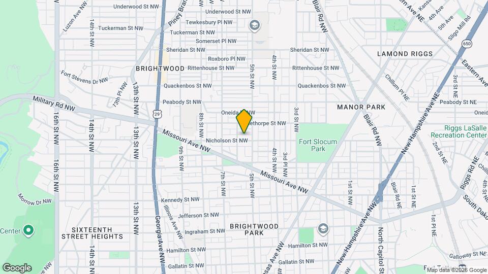 511 Nicholson St NW Map and Location Details
