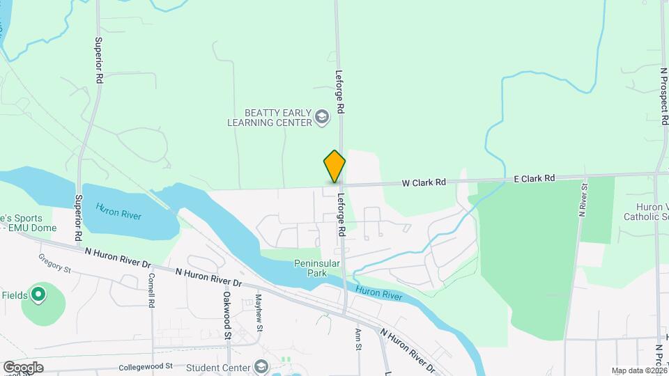 721 W Clark Rd Map and Location Details