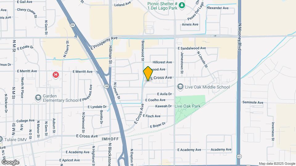 1401-1499 E Cross Ave Mapa y Detalles de la Ubicación