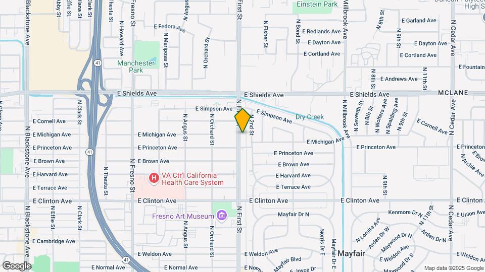 2840-2846 N First St Map and Location Details