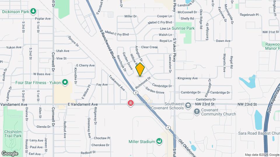 905 Garden Grove Map and Location Details