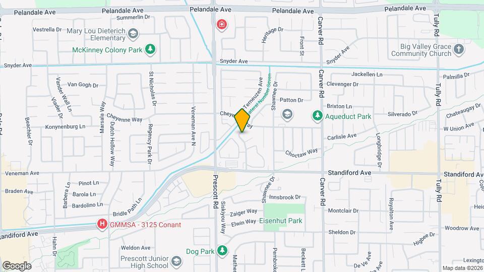 3616 Doheny Way Map and Location Details