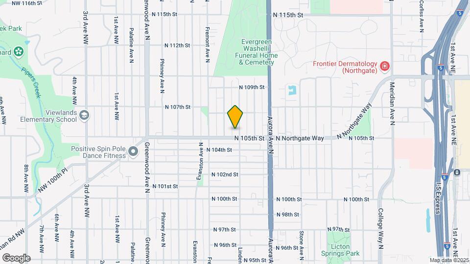 10511 Linden Ave N Map and Location Details