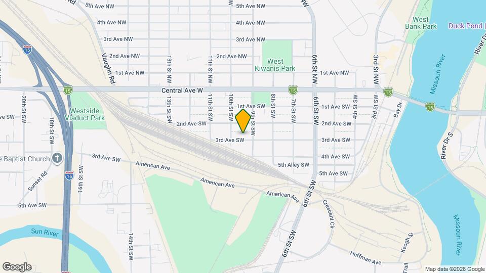 915 3rd Ave SW Map and Location Details