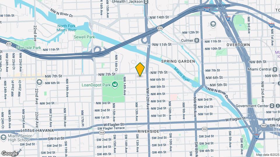1253 NW 6th St Mapa y Detalles de la Ubicación