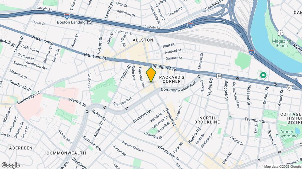 56 Glenville Ave Map and Location Details