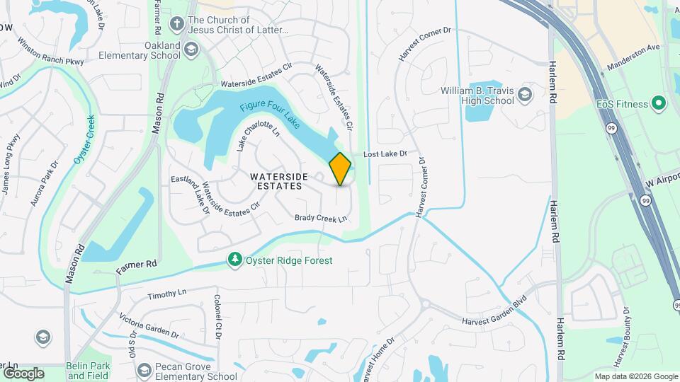 3830 Lake Ballinger Ln Map and Location Details