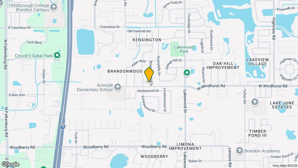 1302 Brandonwood Dr Mapa y Detalles de la Ubicación