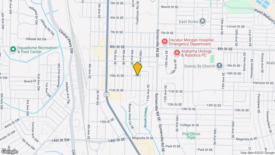 1407 10th Ave SE Map and Location Details