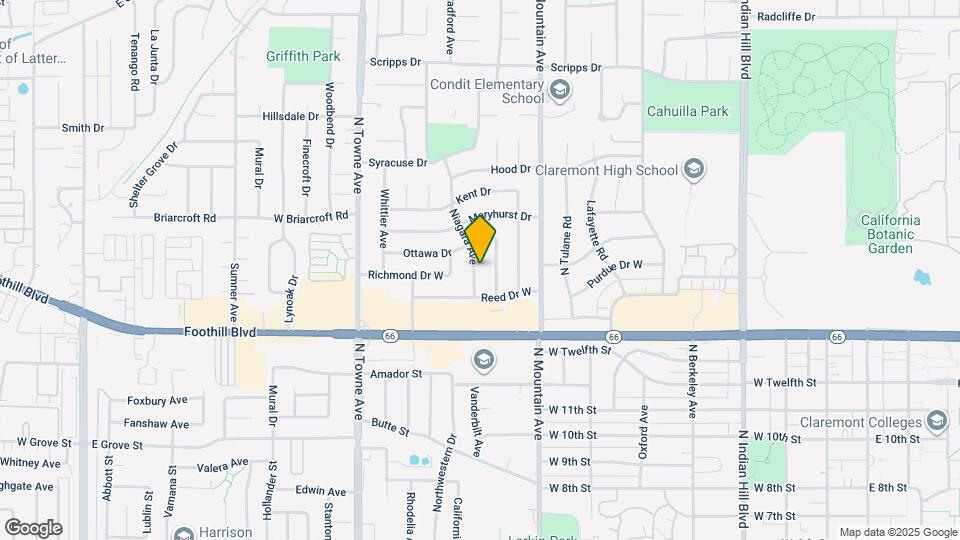 1418 Niagara Ave Map and Location Details