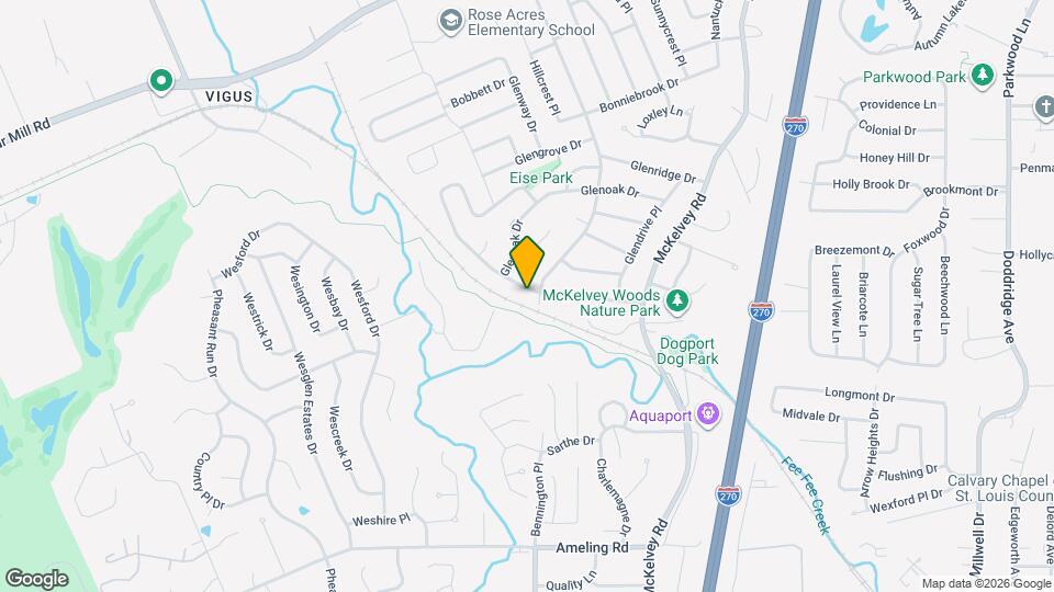 12006 Glenpark Dr Map and Location Details