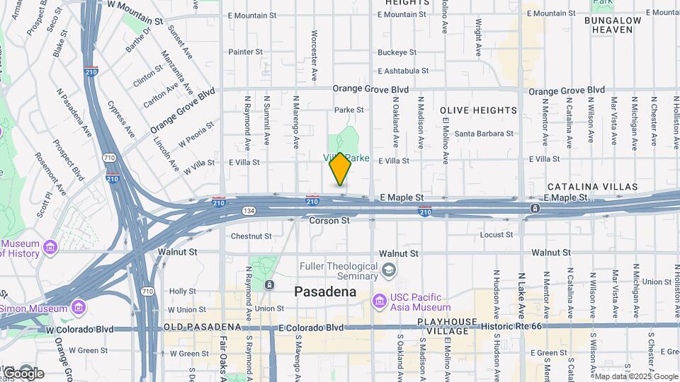 393 N Euclid Ave Map and Location Details
