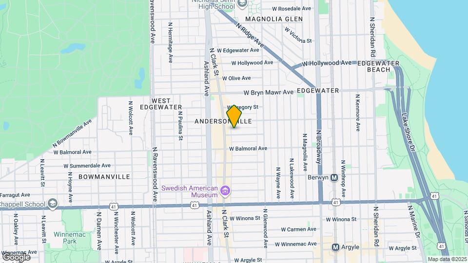 1466 W Rascher Ave, Unit Cozy Bright Garden Map and Location Details