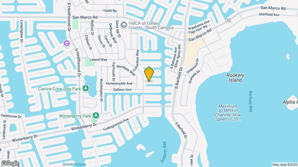 1621 Begonia Ct Mapa y Detalles de la Ubicación