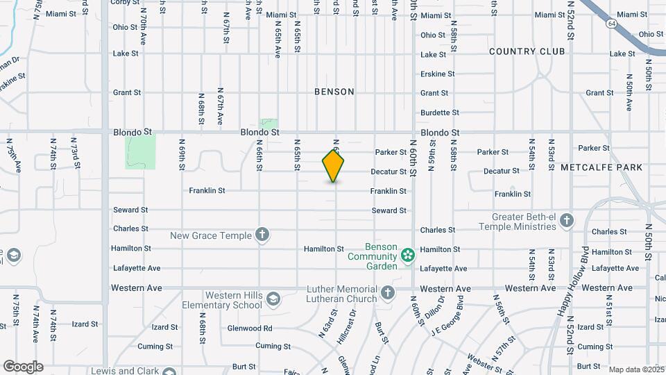 1702 N 63rd St Map and Location Details