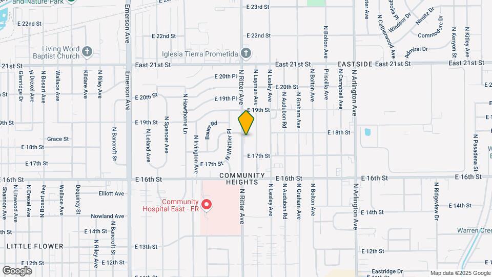 1745 N Ritter Ave Map and Location Details