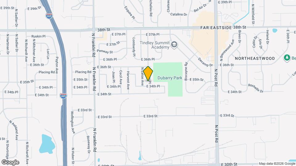 3448 Alpine Pl Map and Location Details