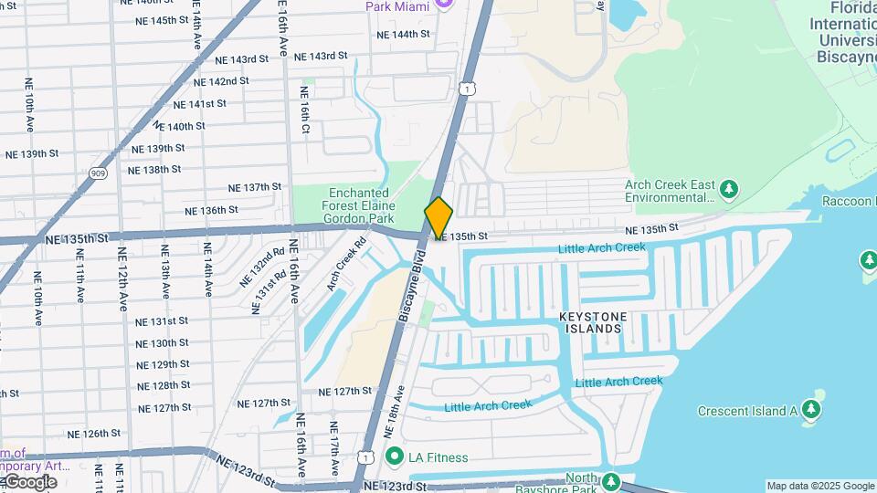 13499 Biscayne Blvd, Unit PENTHOUSE UPGRADED Map and Location Details