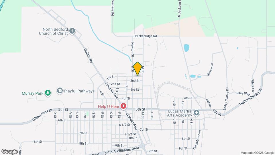 1321 1/2 2nd St Map and Location Details